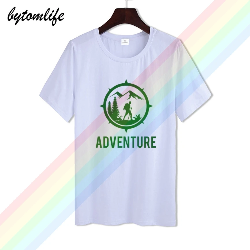 

2021 Hot Sale Adventure Green Logo Summer Print T Shirt Clothes Popular Shirt Cotton Tees Amazing Short Sleeve Unique Men Tops