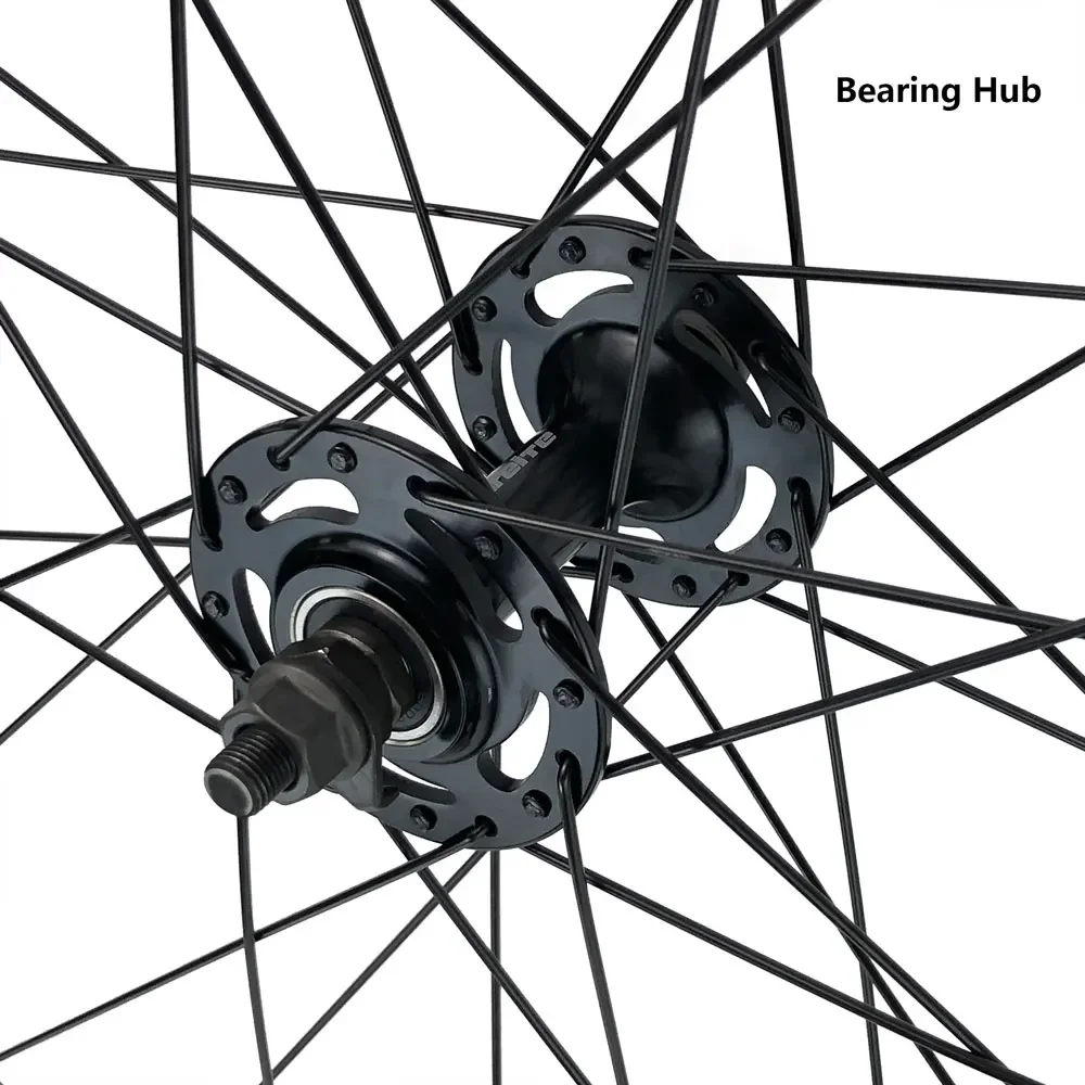 Фото Колесный комплект MAGICBROS 700C для трекового велосипеда Fixie – обода 40/60 мм, клинчерные, под V-образные тормоза, для односкоростных велосипедов с фиксированной передачей, с высокопрофильными ободами №5
