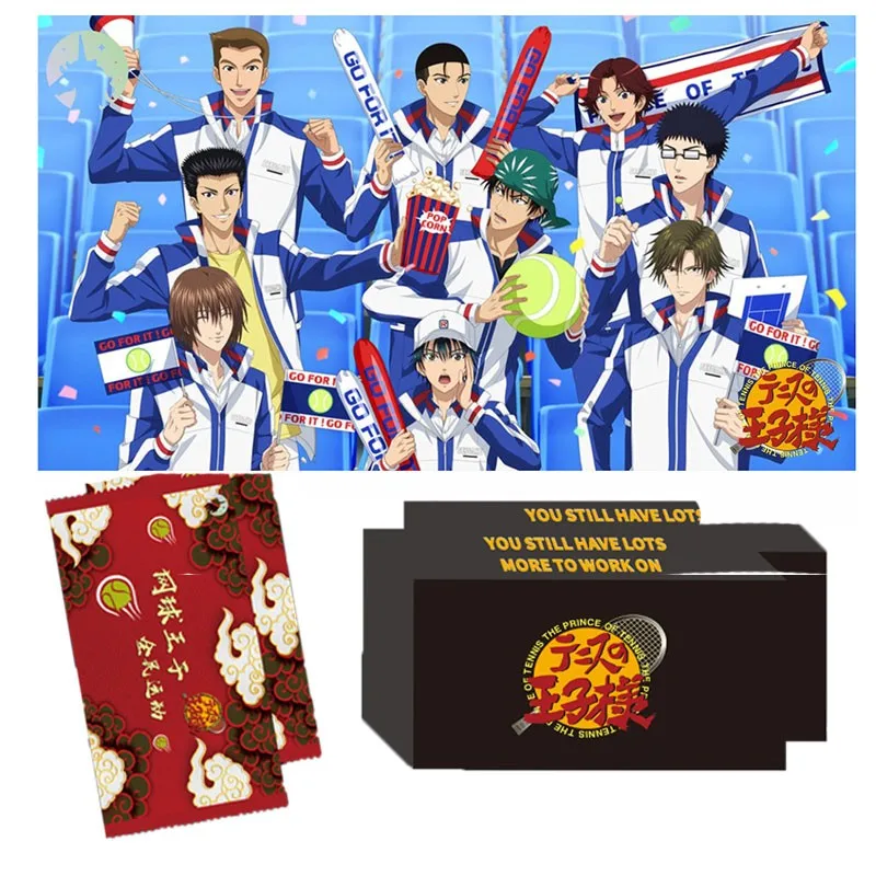 

original Unicorn Card Prince of Tennis Collection Card Bronzing Echizen Ryoma Tezuka Kunimitsu TST White Day Kids Toy Anime Gift