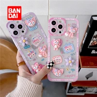 bandai disney kawaii 3d phone case for iphone 13 13pro 12 12pro 11 pro x xs max xr 7 8 plus cartoon covers anti drop soft fundas