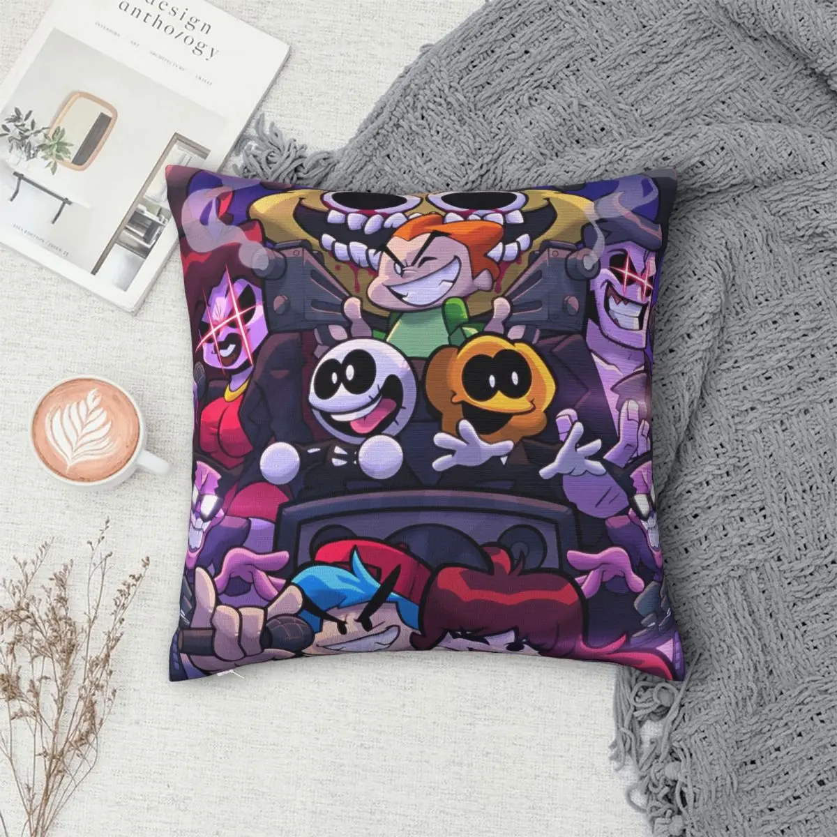 Friday Night Funkin FNF Games Gamer наволочки потрясающий декор из полиэстера наволочка для