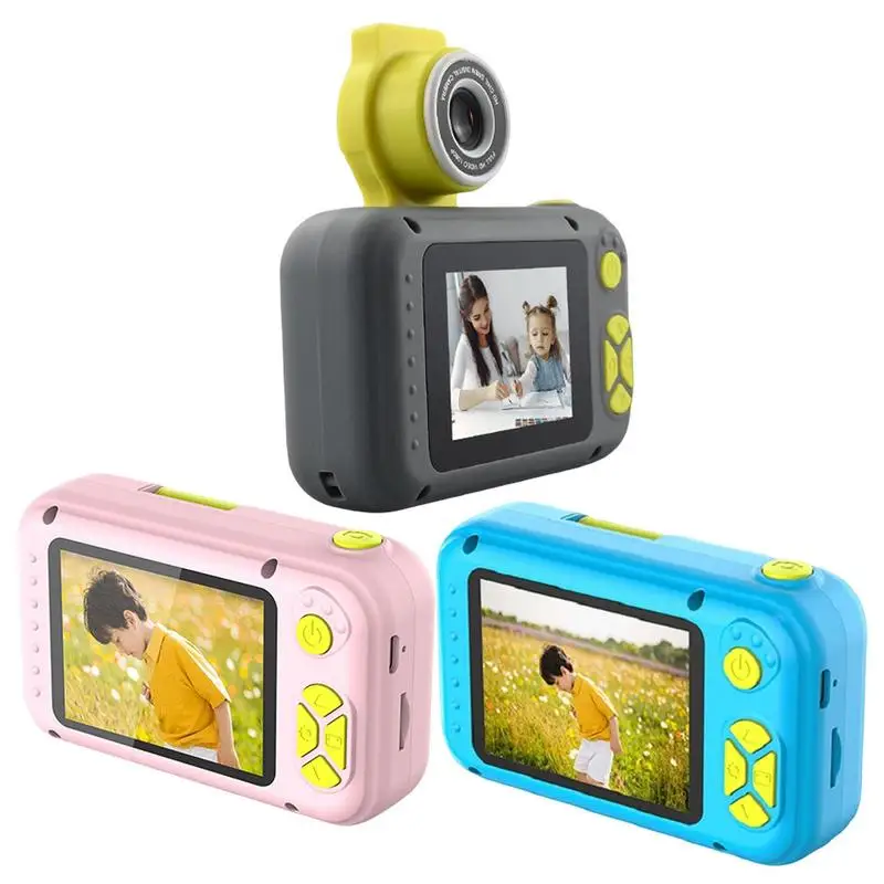 

Selfie Camera 1080p HD Autofocus Digital Camera IPS Eye Protection Screen Mini Toddler Toy Camera Kids Video Camera Children