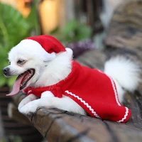 christmas dog cat pet cape dress up cloak clothes hats costume holiday new year pet accessories items autumn winter suit gifts