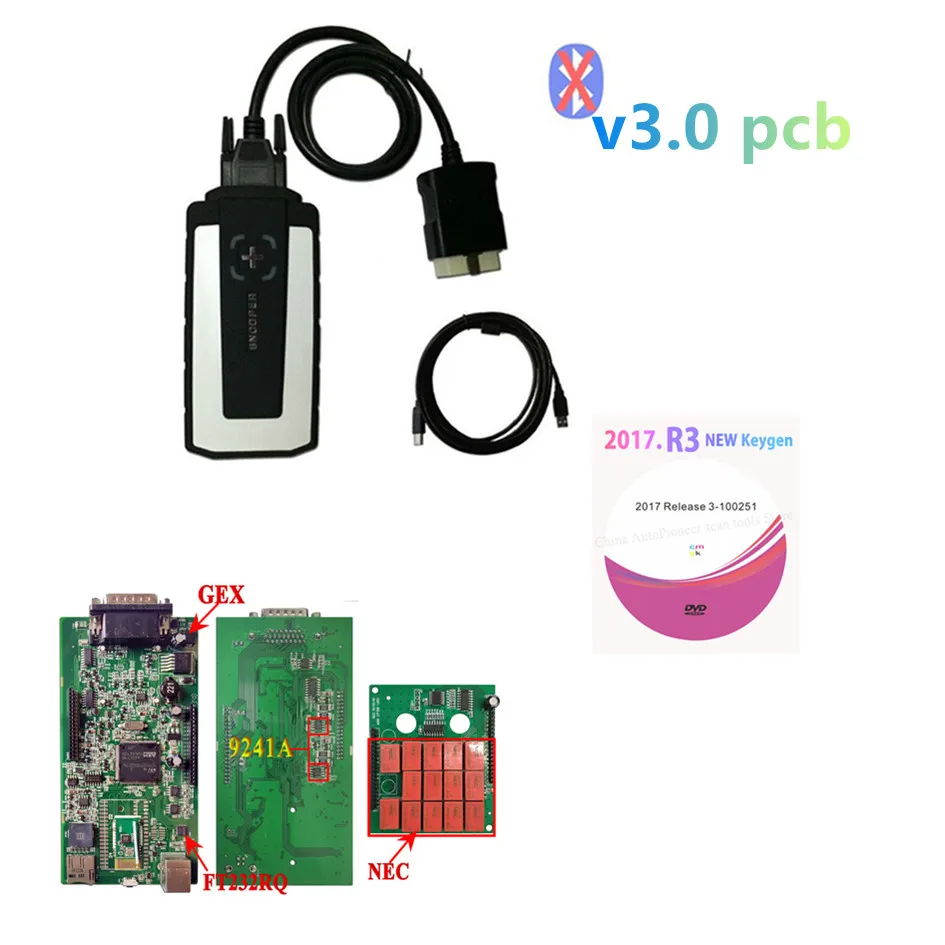 

2020,23 с keygen V3 pcb можно выбрать с Bluetooth usb VD TCS pro plus для TNESF DELPHIS ORPDC автомобильные грузовики OBD2 Диагностика