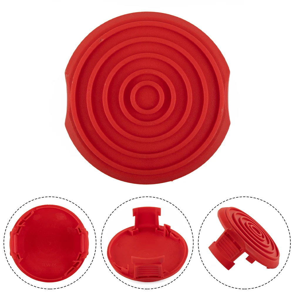 

1pc Spool Cap Cover For Hyper Tough 40V MAX 13\" String Trimmer HT19-401-003-03 Garden Tool Trimmer Spool Cover Red