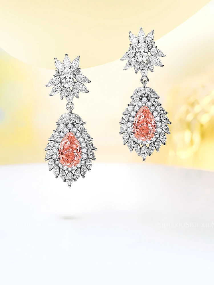 Серьги-гвоздики Из Стерлингового Серебра 925 Пробы Для Женщин