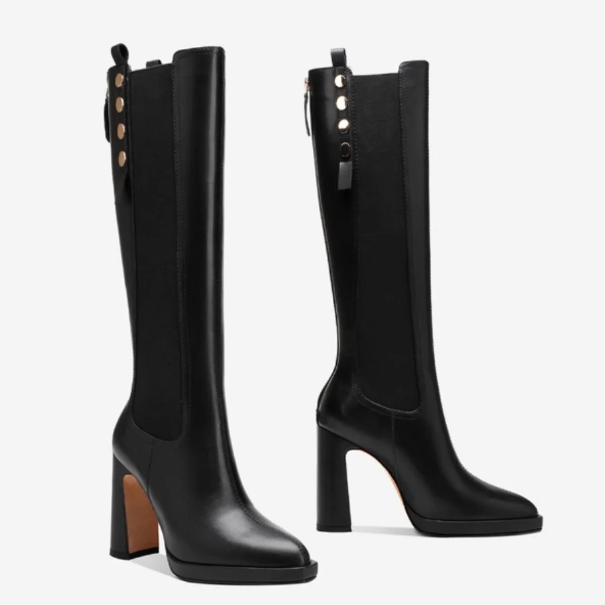

(YYDD) элегантные черные, коричневые женские ботинки из натуральной кожи с металлическим острым носком на очень высоком каблуке