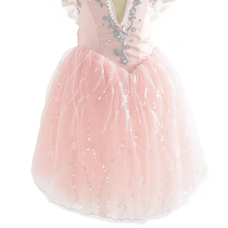 Профессиональное балетное танцевальное платье-пачка Жизель для девочек и женщин