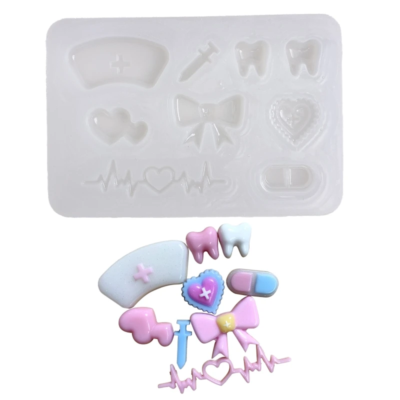 

Heart Bow Silicone Moulds Hollow Epoxy Shaker Fillings Silicone Molds Epoxy Resin Filler Mold for Quicksand Resin Mold