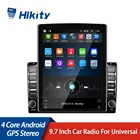 Автомагнитола Hikity, 9,7 дюйма, 2Din, Android 9,0, GPS, Wi-Fi, для Nissan, Hyundai, Kia, Toyata, Chevrolet, Ford, Suzuki, 2 Din