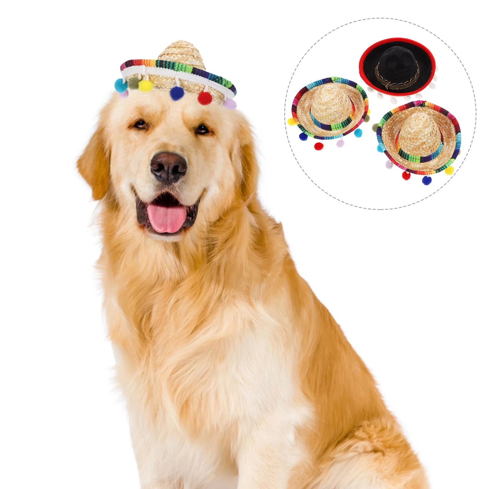 

Headband Party Mexican Hat Sombrero Fiesta De Hats Headbands Festival Mini Mayo Cinco Hair Decorations Muertos Dia Hoop Supplies