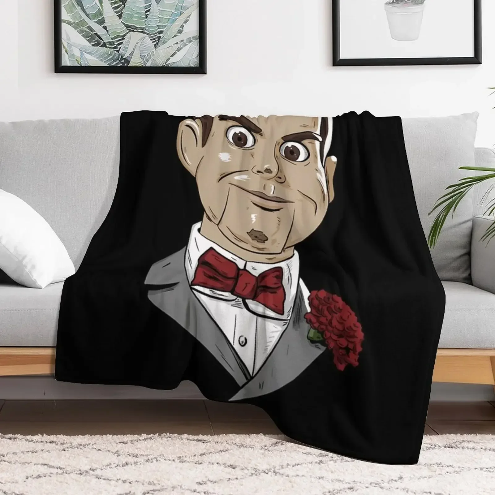 Одеяло Slappy the Dummy индивидуальный подарок милые декоративные одеяла для дивана