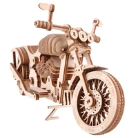 3d wooden puzzle motorcycle puzzle diy handmade mechanical toy for children adult game assembly wooden kit