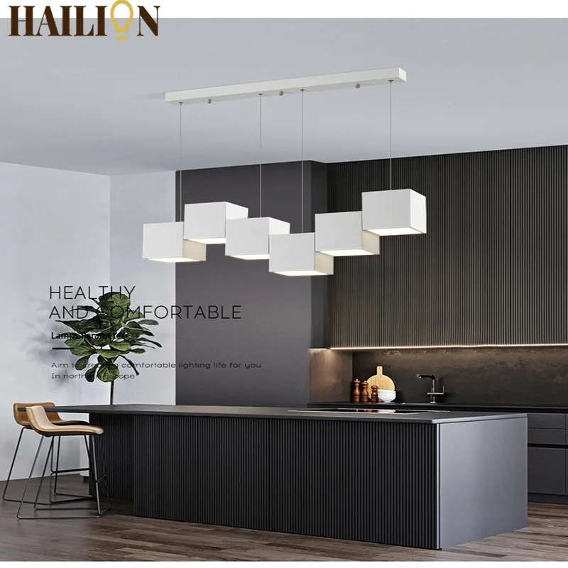 

Креативная Геометрическая люстра ED для гостиной, ресторана, коридора, коридора, Светильники для украшения дома, Подвесная лампа