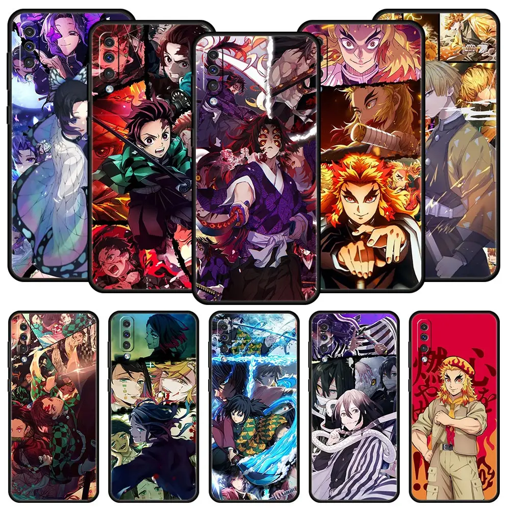 

Demon Slayer Ghost Anime Phone Case For Samsung Galaxy A12 A32 A50 A70 A20E A20S A10 A10S A22 A30 A40 A52S A72 5G A02S Cover