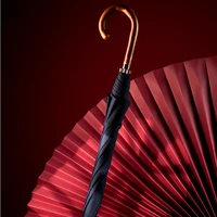 luxury japanese long handle umbrella golf vintage wooden umbrella windproof umbrella garden vintage parapluie large long handle