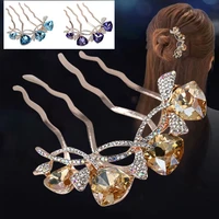 jewelry elegant head flower hairpin vintage hair comb women prom headpiece delysia king hairpin bridal hair accessories