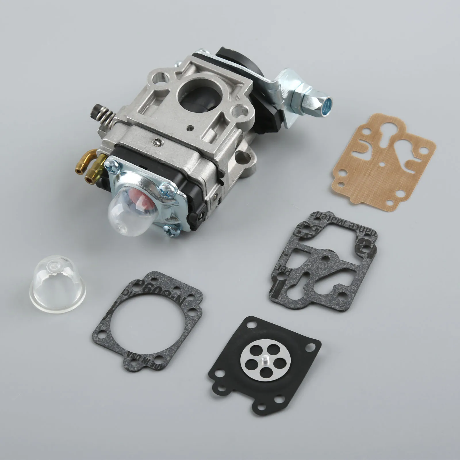 

1SET Grass Trimmer Carburetor with Repair Kits fit for DMP15 43CC 52CC CG430 CG520 BC430 BC520 Chinese Brush Cutter Carburetor