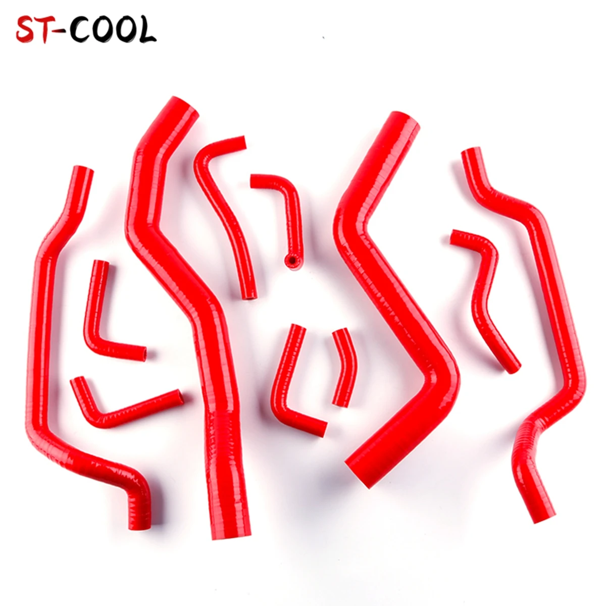 

For Mitsubishi Eclipse GSX DSM 4G63 2G 1995-1999 1996 1997 1998 Silicone Tube Radiator Hose Kit 11Pcs 10 Colors