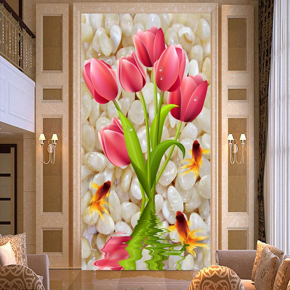 

Diamond Embroidery Russia Flowers Tulip 5D Diy Diamond Painting Full Square Mosaic Picture Pattern Cross Stitch Rhinestone