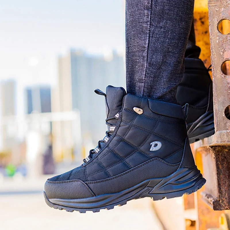 Xiaomi SALUDAS Winter Boots for Men Waterproof Plush Warm Snow Boots 2022 New Non-slip Winter Thickening Winter Sneakers Male