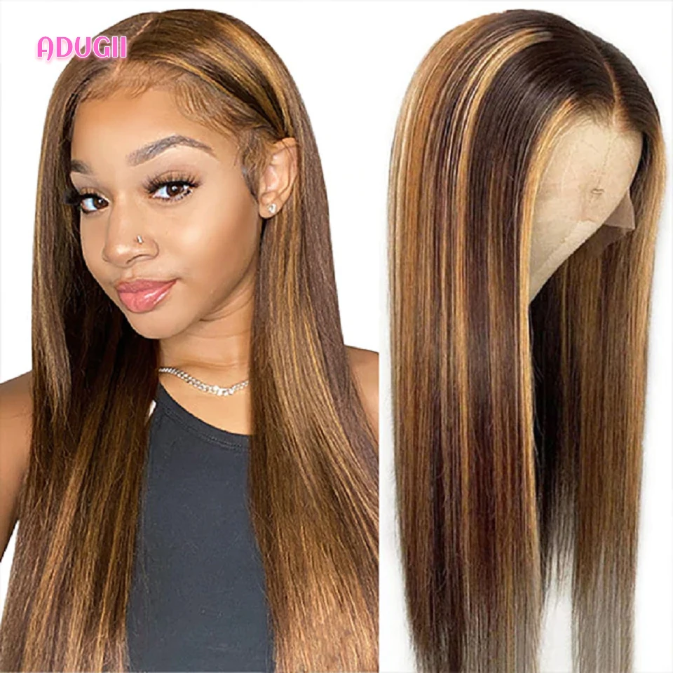 Highlight Wig Honey Blonde Body Wave Lace Front Wigs For Women Brazilian Straight Lace Frontal Wig Colored Human Hair Wigs