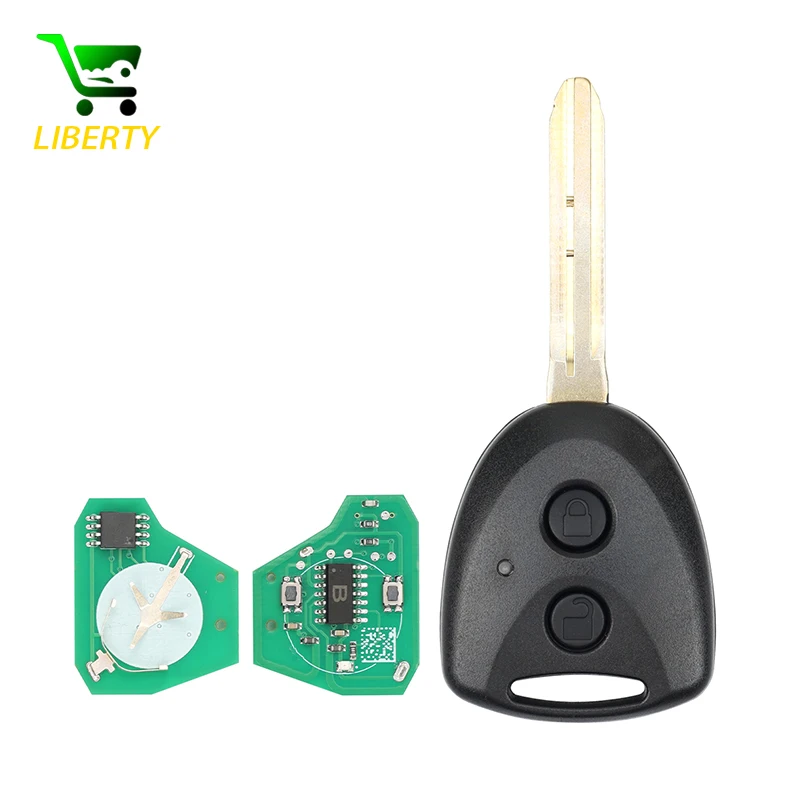 Автомобильный дистанционный ключ Liberty FOb для Toyota AVANZA 2016 2017 2018 433 МГц 4D67/72G чип Wigo Grand