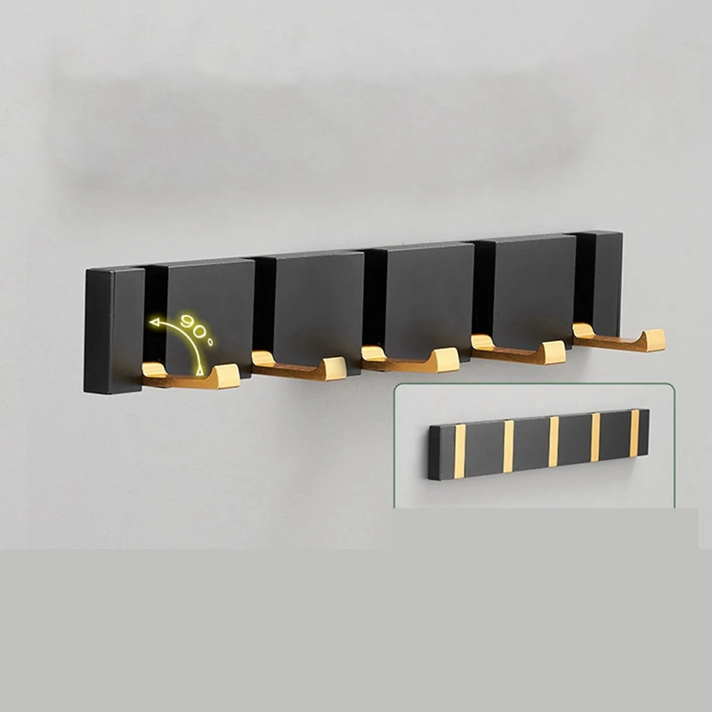 Складная вешалка для полотенец настенный держатель пальто кухни спальни 2