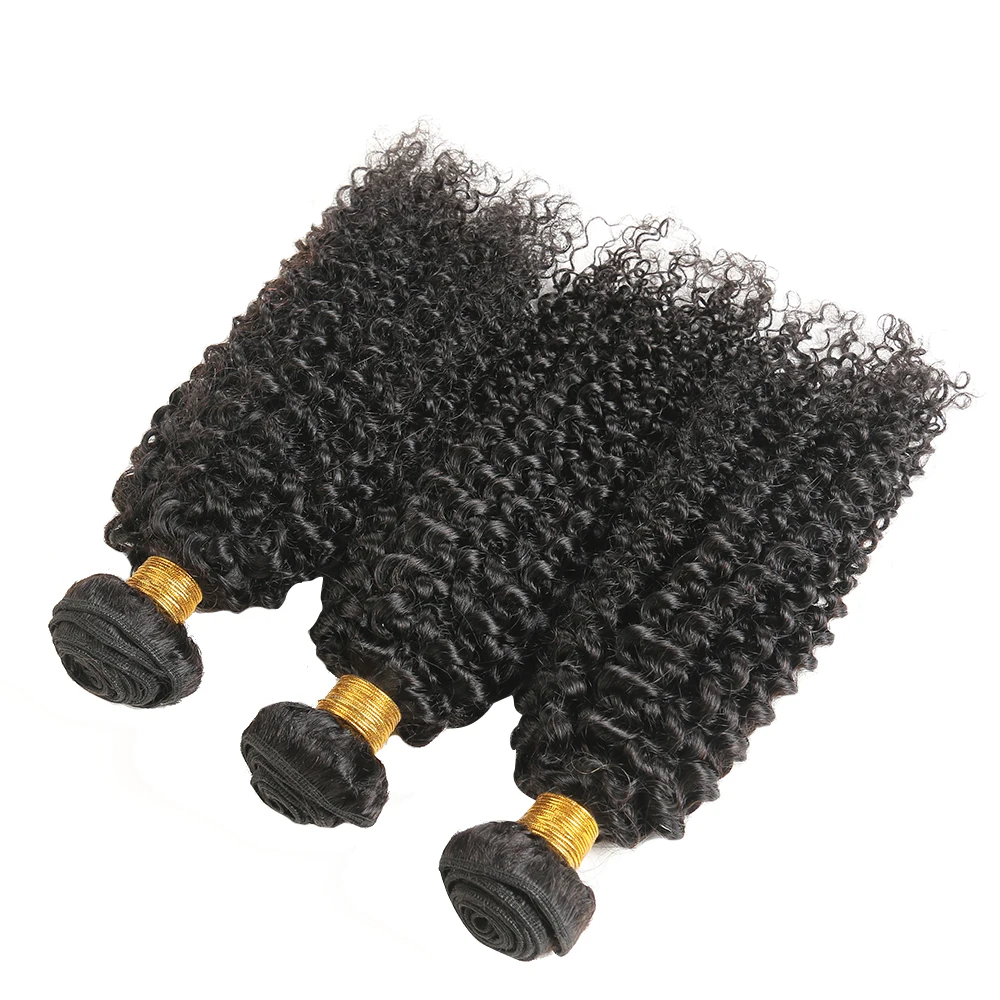 Кудряпряди с фронтальным переплетением IJOY бразильские волосы 3 пряди застежкой