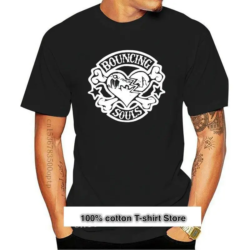 

Camiseta de The Bouncing Souls, camiseta negra de la banda de rock punk americano, 2021