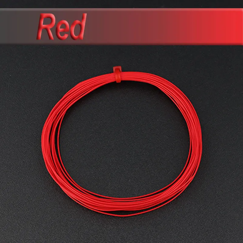 

Медная проволока PTFE 38/36/34/32/30/28/26/24 AWG PVDF посеребренный одноядерный 5/20 м