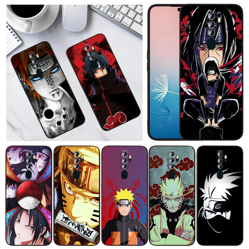 

N-Naruto Animation Cartoon For OPPO Find X5 X3 F21 Neo Lite A96 A57 A77 A74 A76 A72 A55 A54S A53 A16S K10 5G Black Phone Case
