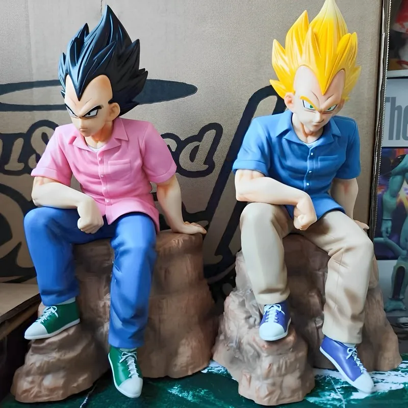 

Dragon Ball 22cm Figure Vegeta Anime Figure Pink Casual Style Vegeta Figurine Pvc Collection Statue Ornament Model Toys Gift