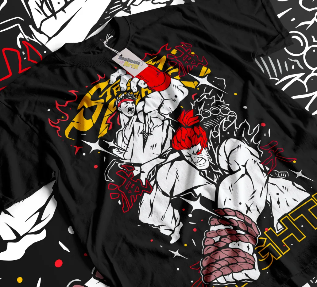 Футболка уличный Истребитель против короля бойцов SNK Chun Li Mai Аниме подарок мягкая