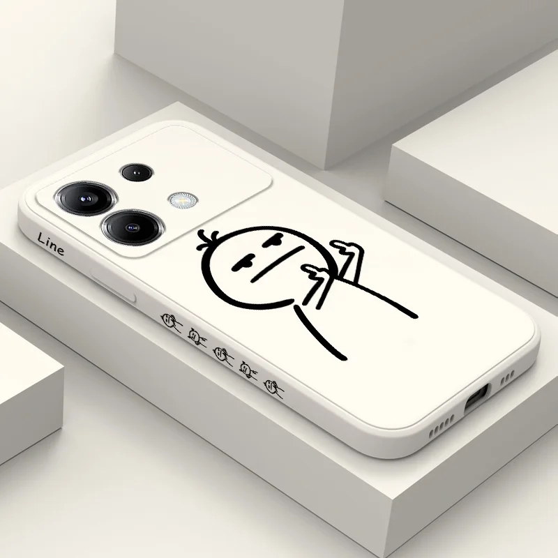 Силиконовый чехол для Xiaomi Poco X6 F6 M6 M5 M5S F5 X5 F4 X4 M4 F3 M3 X3 Pro 4G