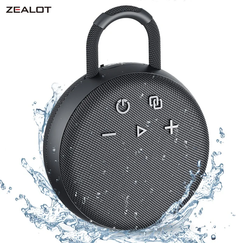 

Портативные Bluetooth-колонки ZEALOT S77, беспроводные Bluetooth-колонки, портативная Водонепроницаемая колонка