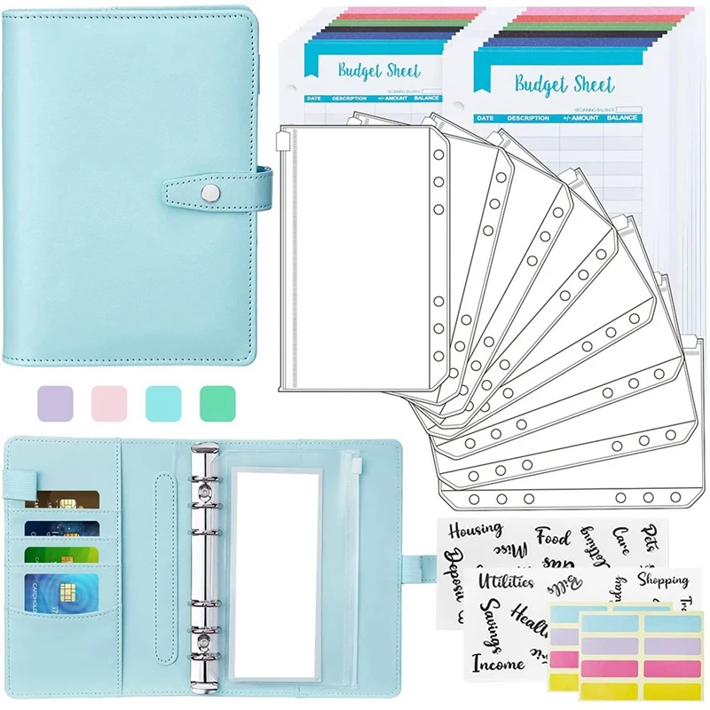 

Папка для денег, конверты для денежных средств, папка из полиуретана A6 с застежкой-молнией, защелкивающаяся кнопка, транспортные трекеры, дл...