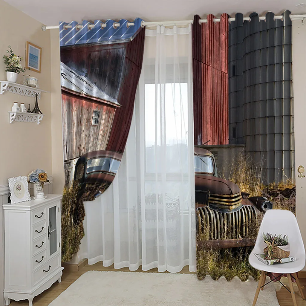 Занавески по индивидуальному заказу затемняющие винтажные промышленные