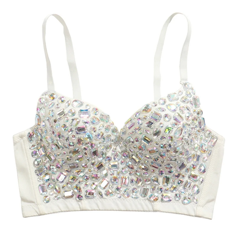 

Женский бюстгальтер с V-образным вырезом, с камнями