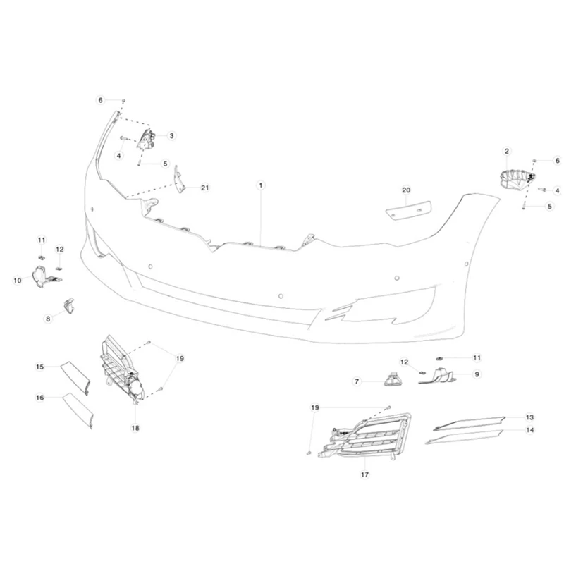 1 пара 1095495 -00-А 1095496 -00-A Кронштейн крыла переднего бампера L&ampR черный для Tesla Model S
