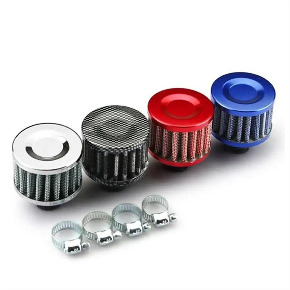 

12MM Car Air Filter Cold Air Intake High Flow Crankcase Vent Cover for Cars Filter Kit Crank Case Vent Cover Breather