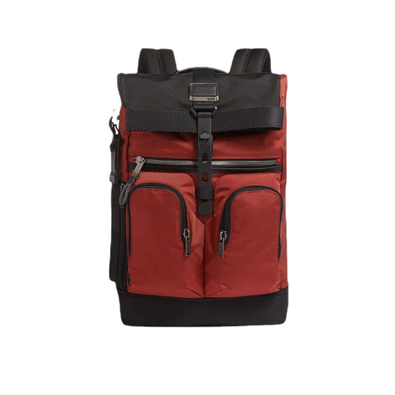 Tumi232659 New Fashion Men's Backpack Alpha Bravo Trendy Flip Casual Computer Backpack