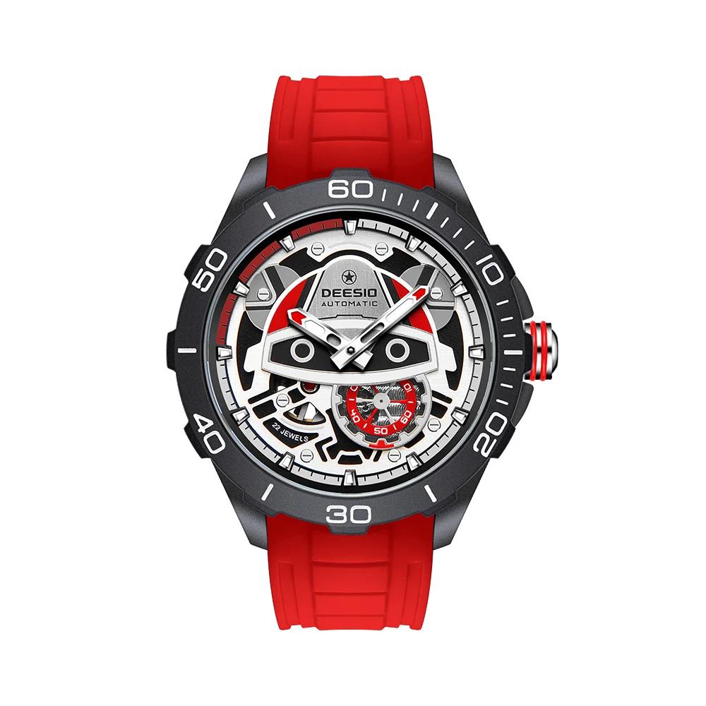 Мужские часы Deesio повседневные автоматические механические наручные из