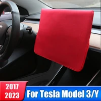 car central control navigation screen cover sleeve sunshade protector dust for tesla model 3 y 2017 2021 2022 2023 accessories