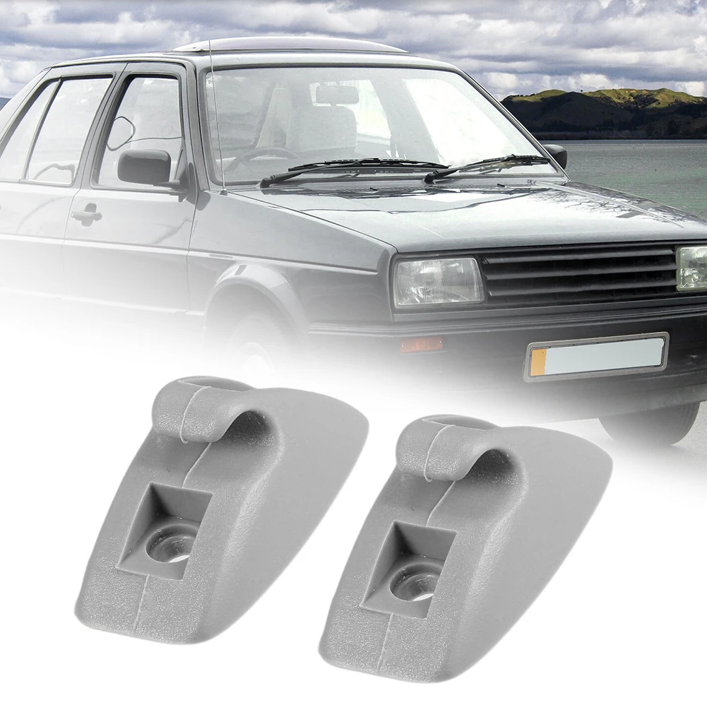 

Accessories Sun Visor Clip 191857559 2Pcs Sun Visor Support Clip Easy Installation Gray Plastic Retainer Hanger