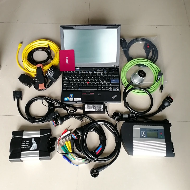 Mb Star C4 Icom Next 2in1 Новейшее программное обеспечение Новейший 1 ТБ SSD-ноутбук X201 I7 8G для