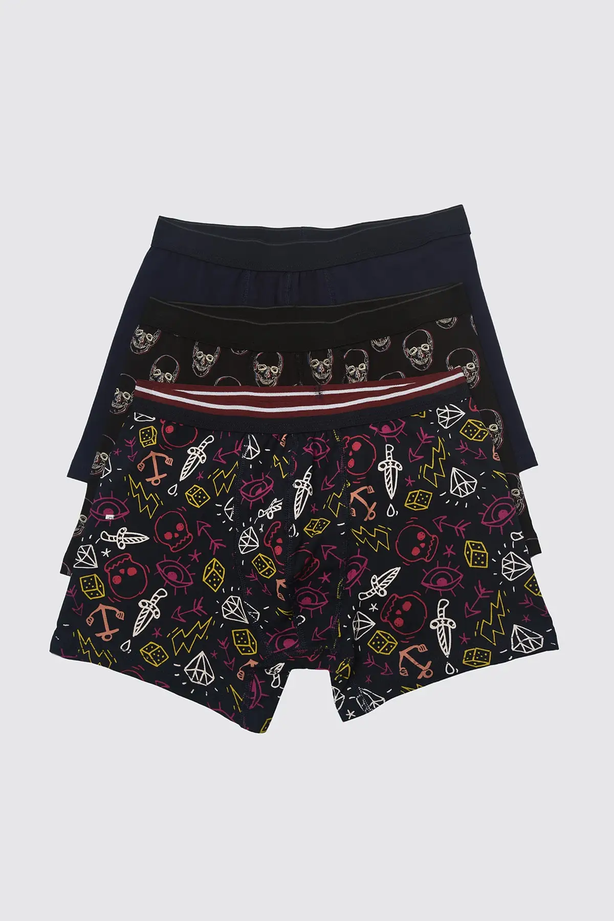 

Trendyol Male 3'lü Package Boxer TMNSS21BX0036