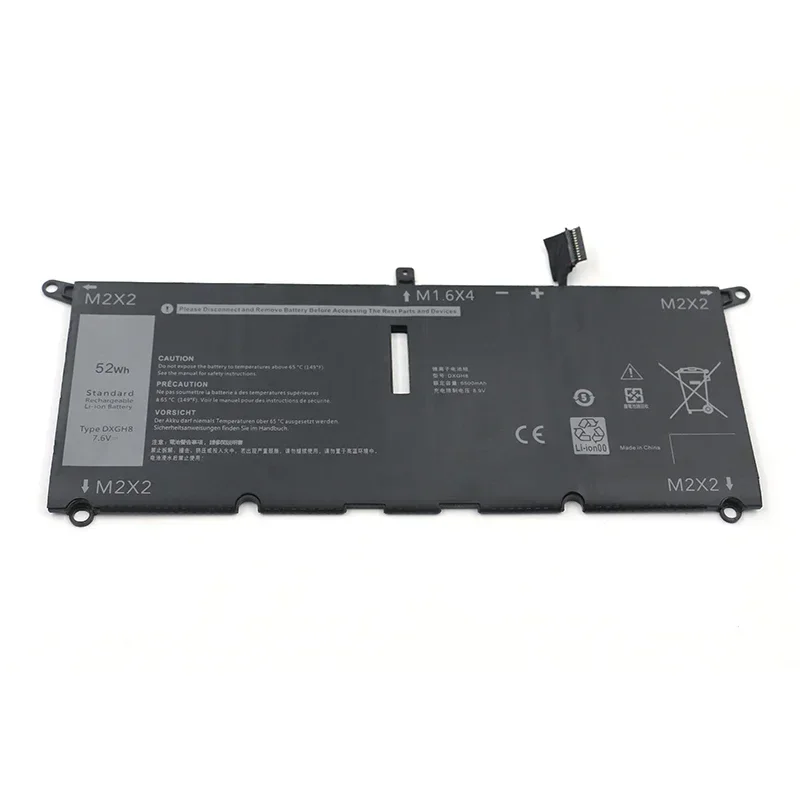 Фото SHUOZB DXGH8 Аккумулятор для ноутбука Dell XPS 13 9380 9370 7390 для DELL Inspiron 7390 2-в-1 7490 G8VCF H754V 0H754V P82G 7,6 В 52WH №3