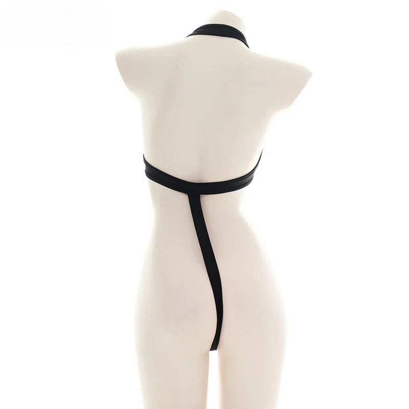 [Распродажа] комбинезон на молнии с высокой вилкой привлекательный раздельный