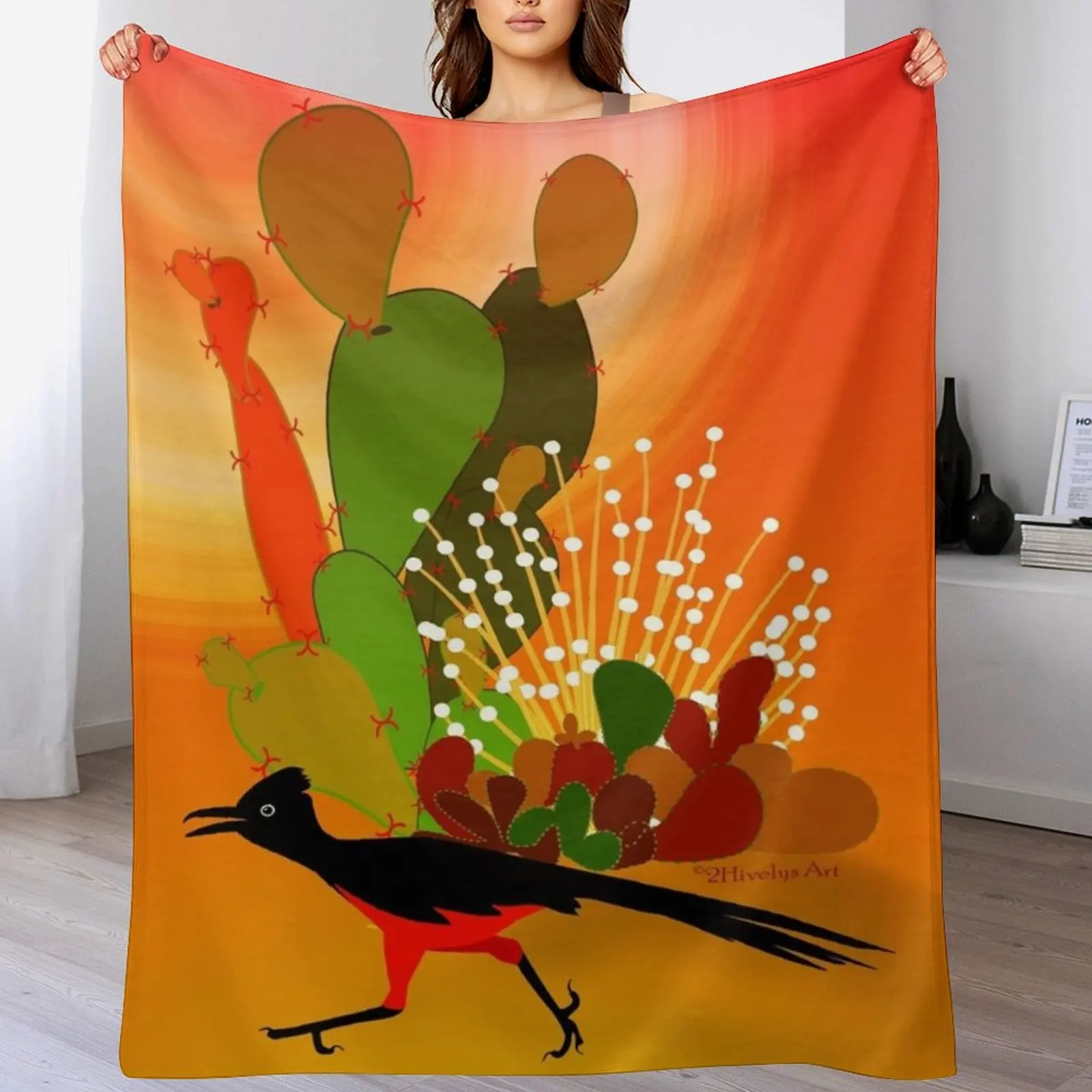 Roadrunner Sunrise плед одеяло для дивана летнее покрывало одеяла